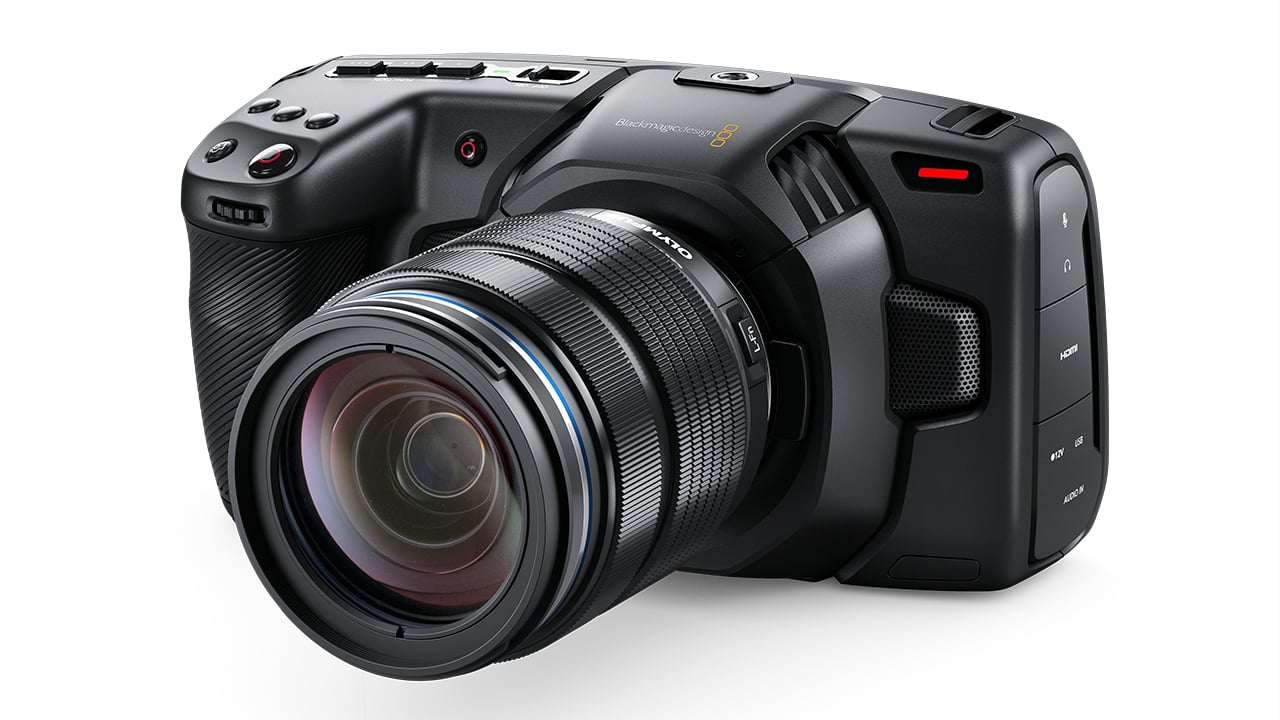 The Blackmagic Pocket Cinema Camera 4K. Image: Blackmagic Design.