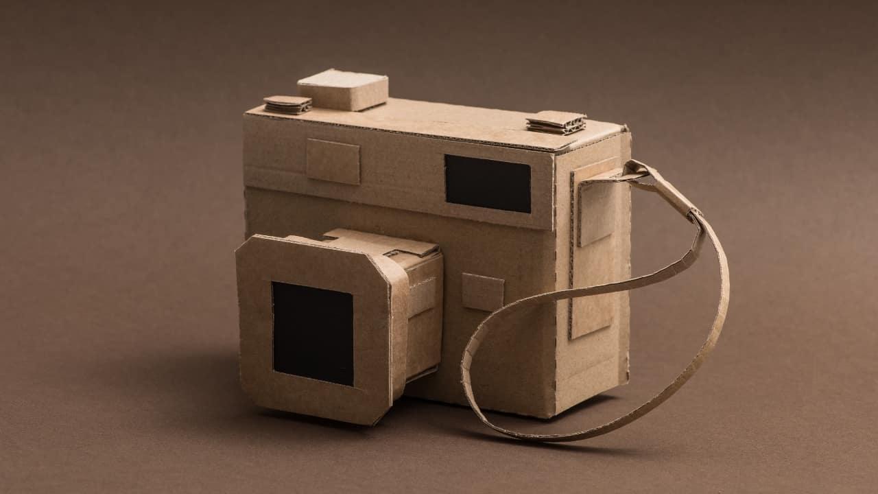 Cardboard camera: 
