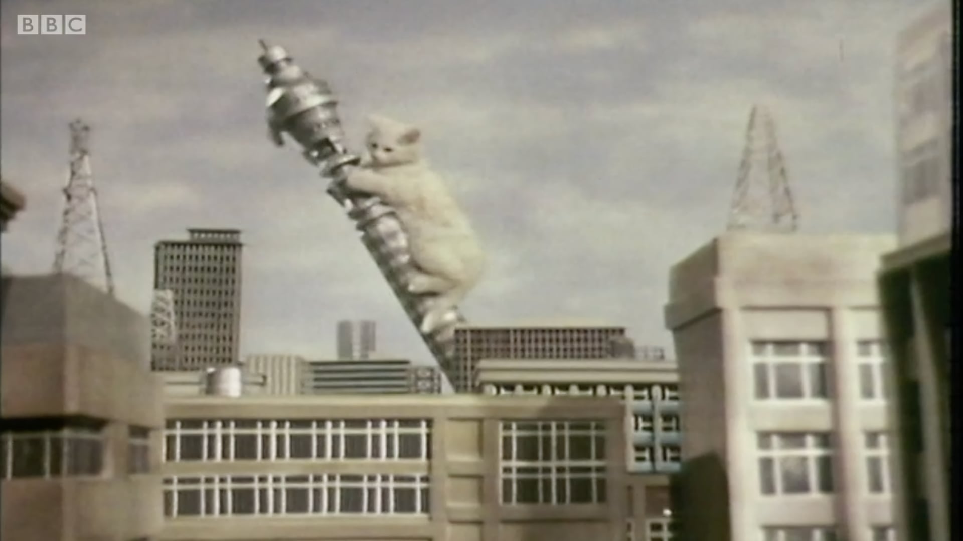 Most vfx based on models are a little bit more difficult to detect than this 1971 classic from The Goodies. Pic: BBC