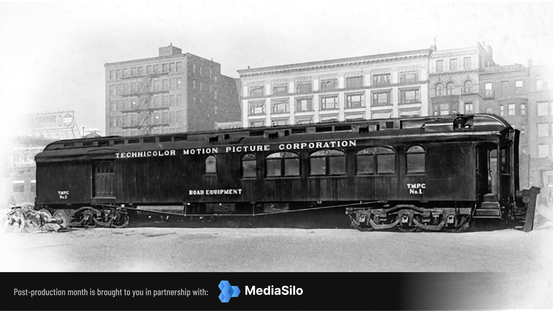 Technicolor's mobile lab, designed to be parked in a siding near Hollywood studios in the 1920s. Pic: Smithsonian